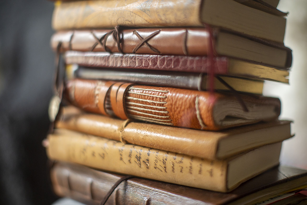 stack of journals